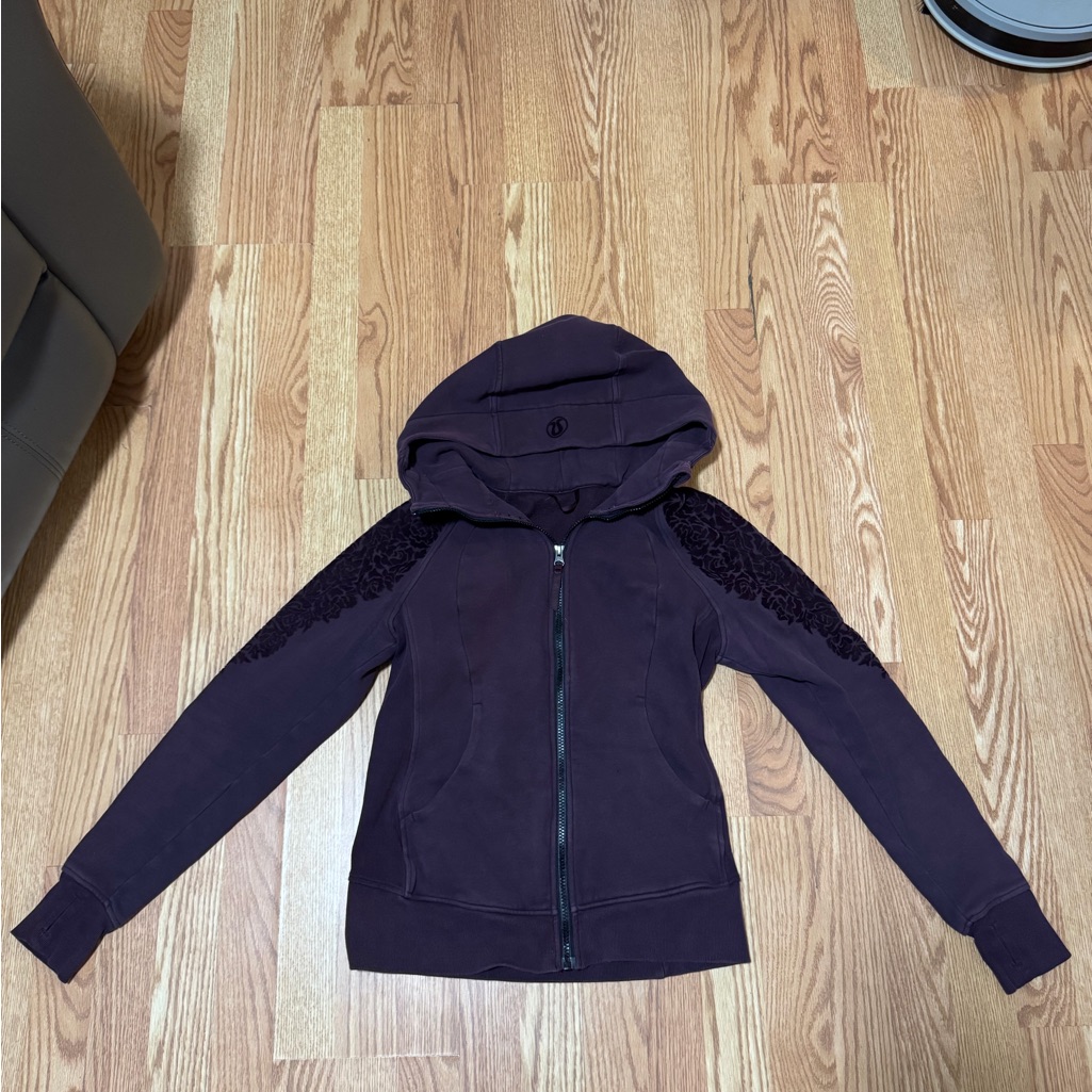 Lululemon Athletica Dark Purple Scuba Zip Hoodie